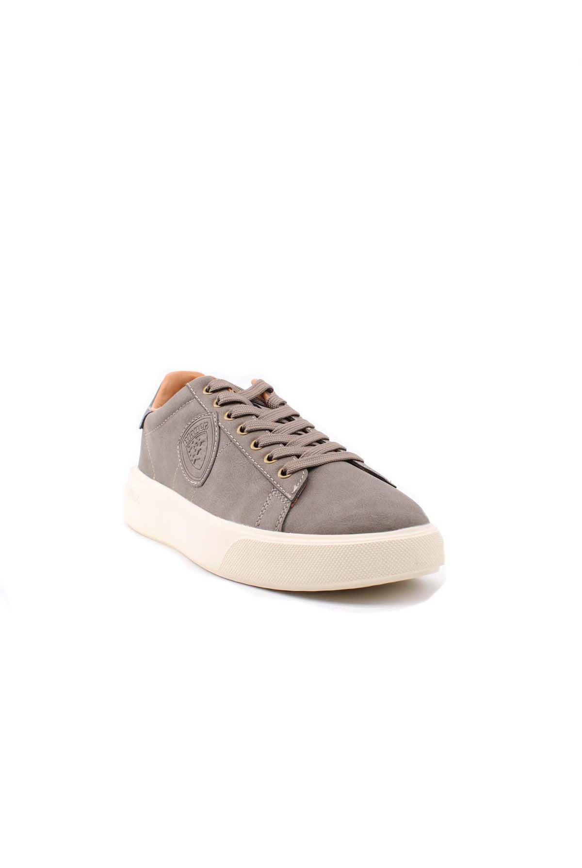 Scarpe Sneaker in pelle con scudetto Buck01