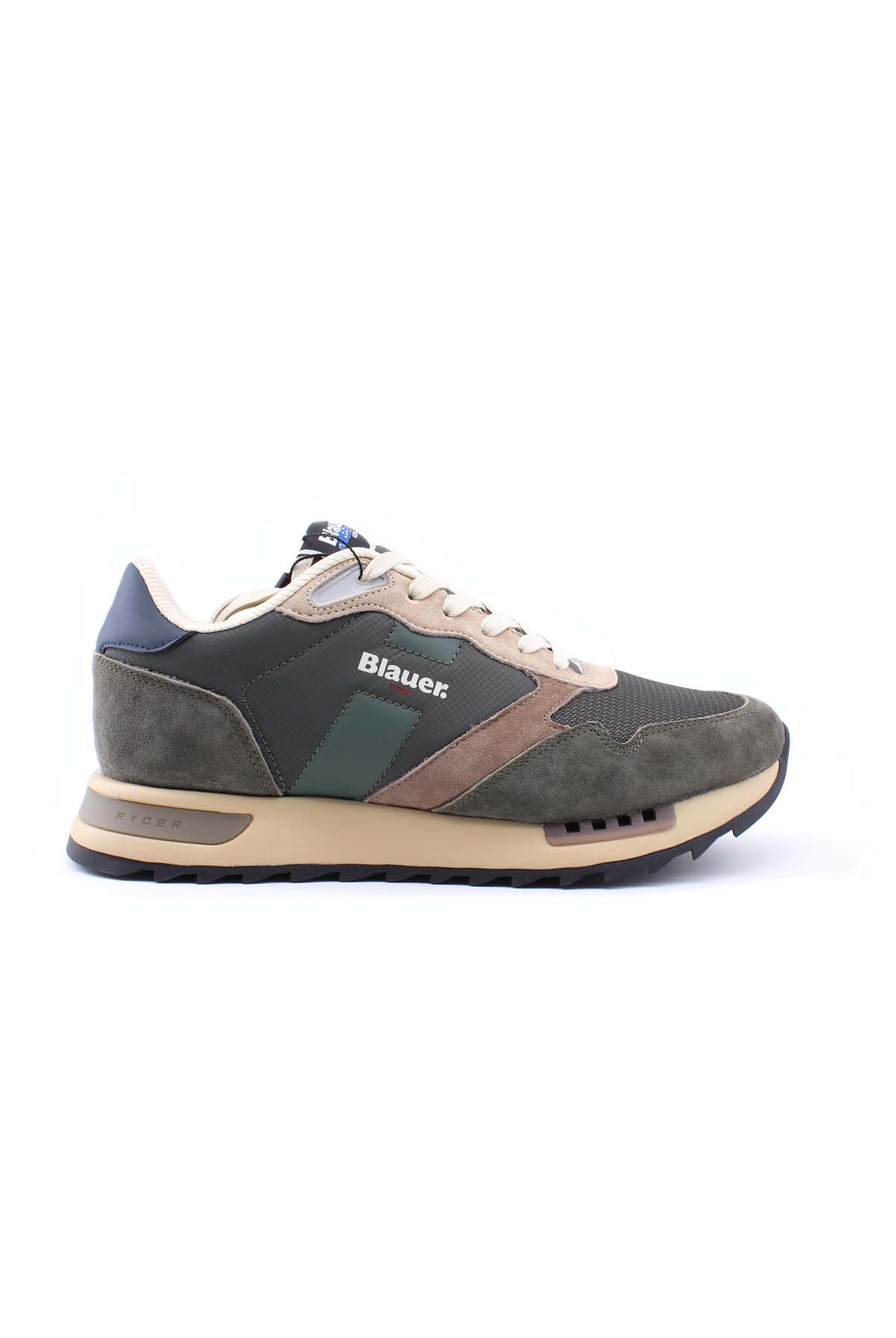 Sneaker Ryder01 in cordura e suede