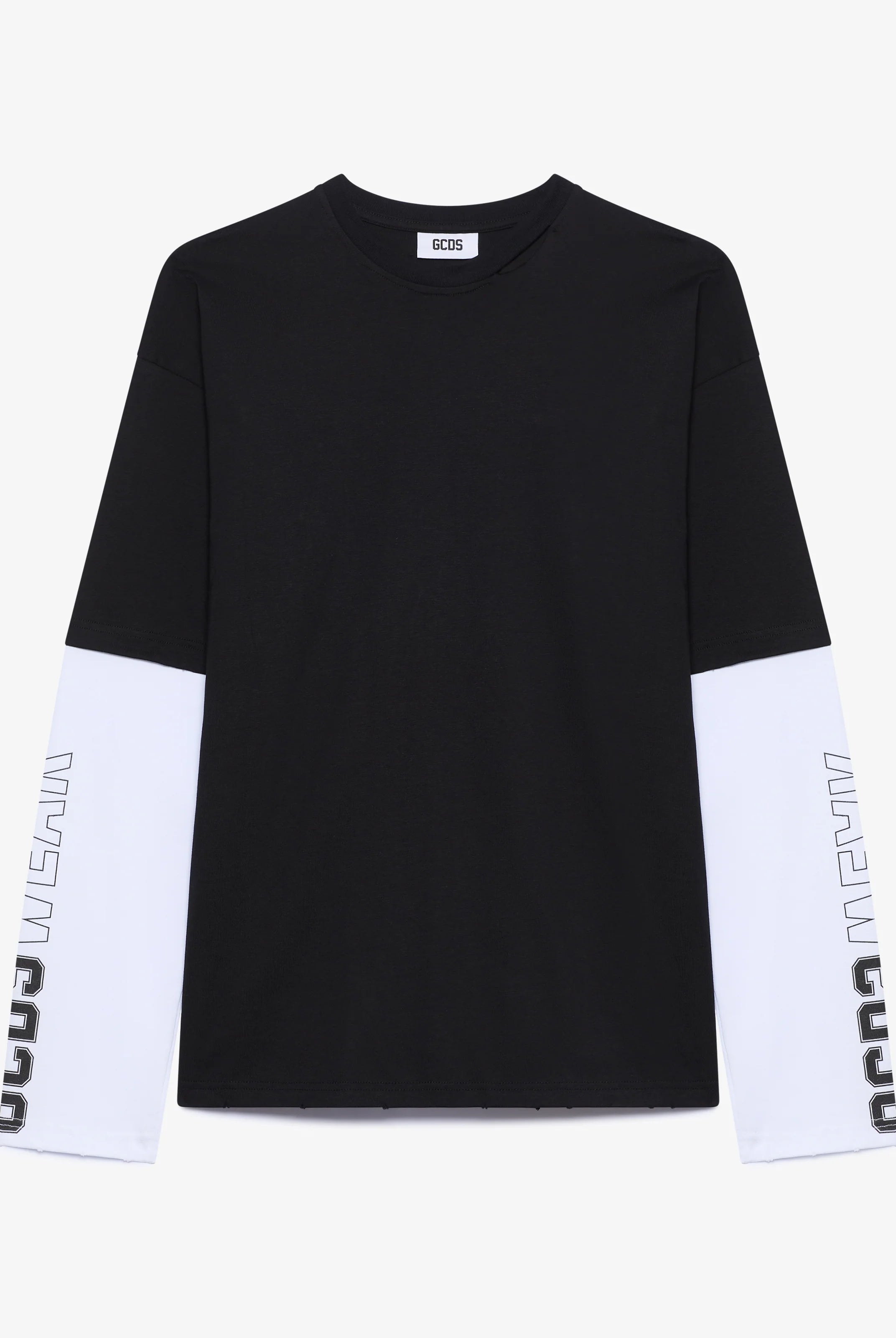 T-Shirt manica lunga con stampa GCDS WEAR