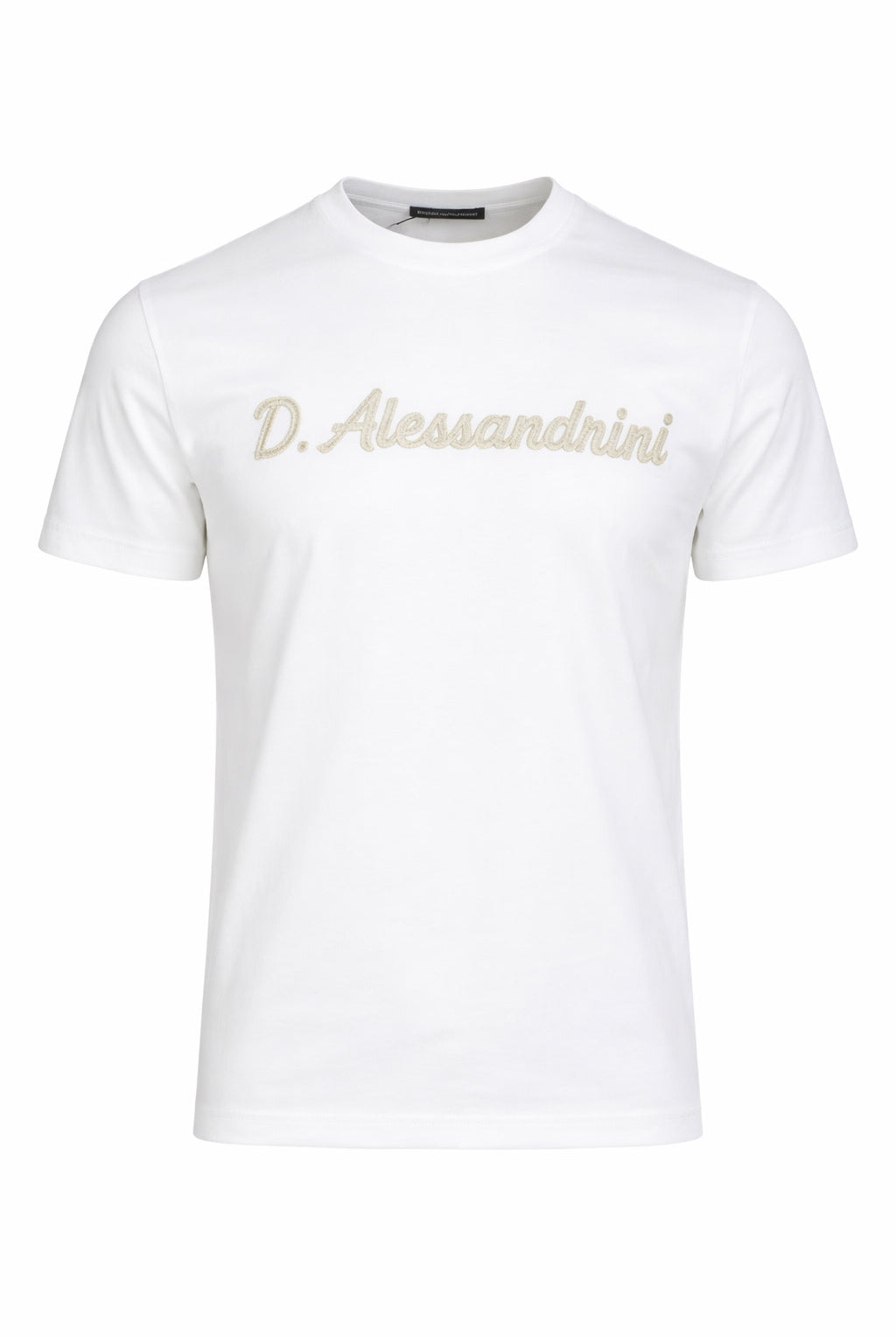 T-Shirt Uomo Logo Lettering Cotone Regular