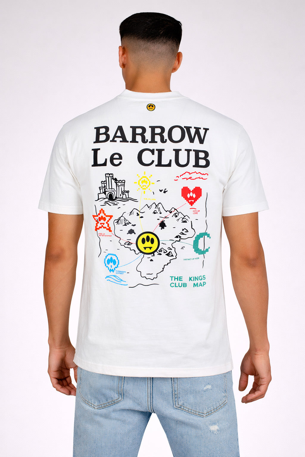 T-Shirt Uomo Le Club Stampa Map Retro