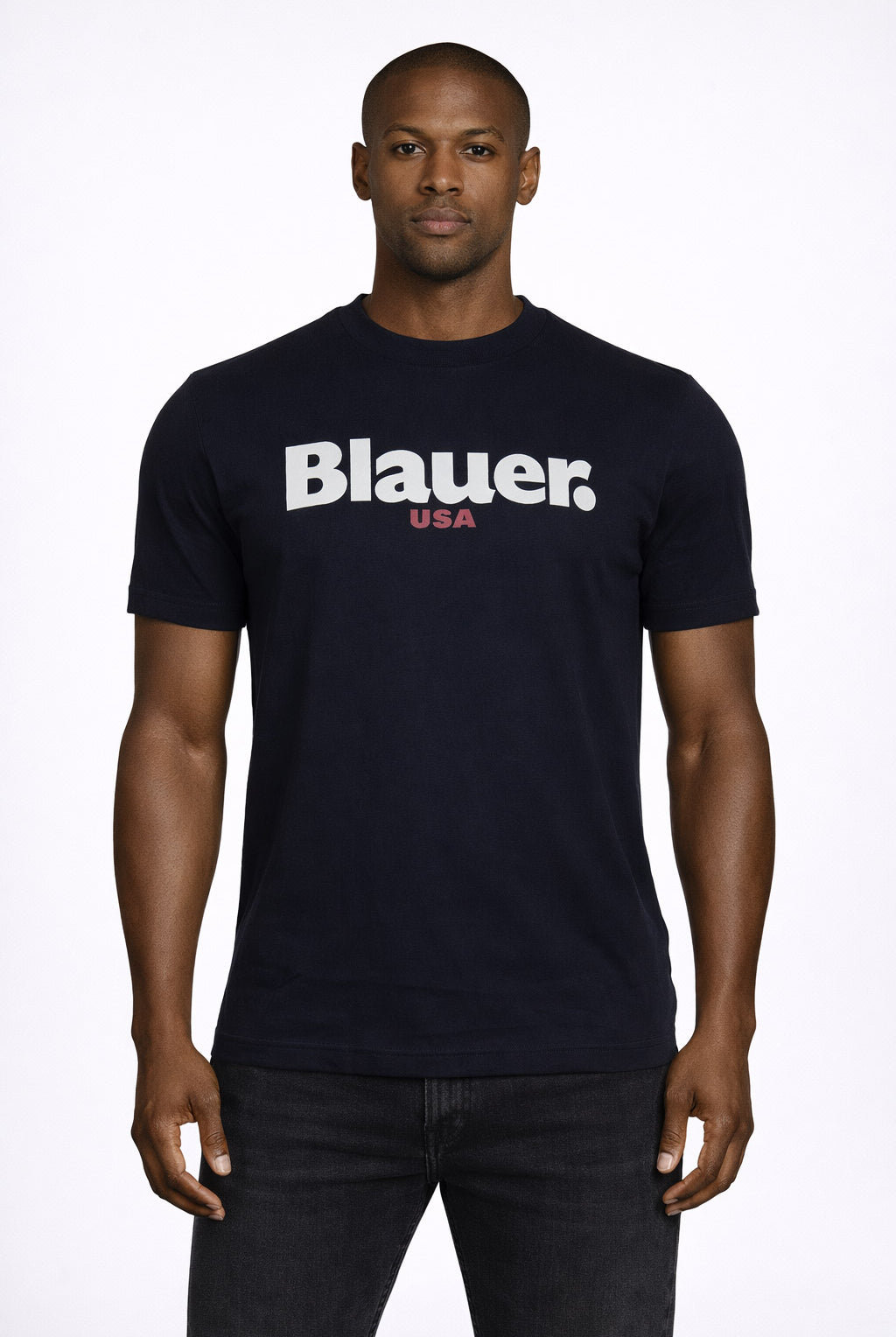 Tshirt Uomo in Cotone con Stampa Logo ERNST