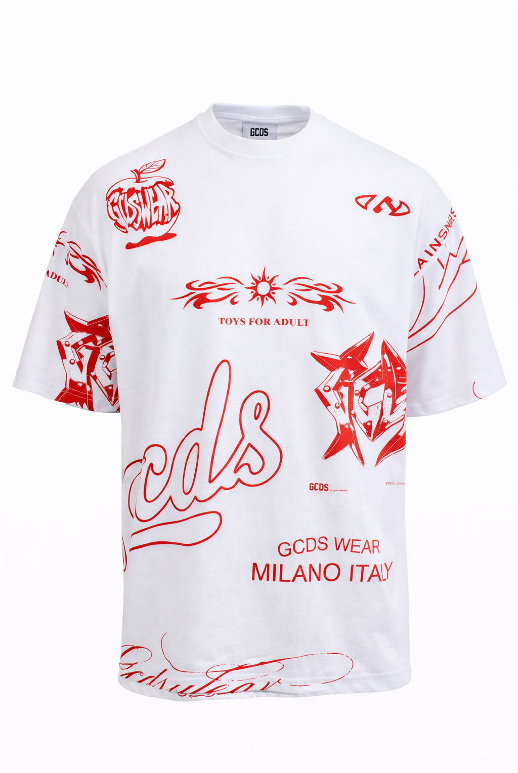 T-Shirt hall over history Grafica Rossa