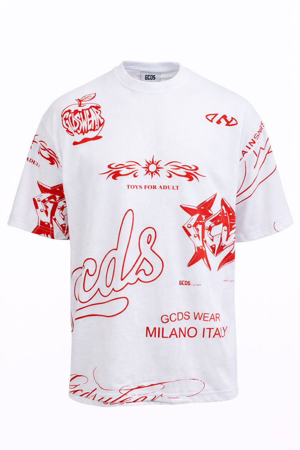 T-Shirt hall over history Grafica Rossa