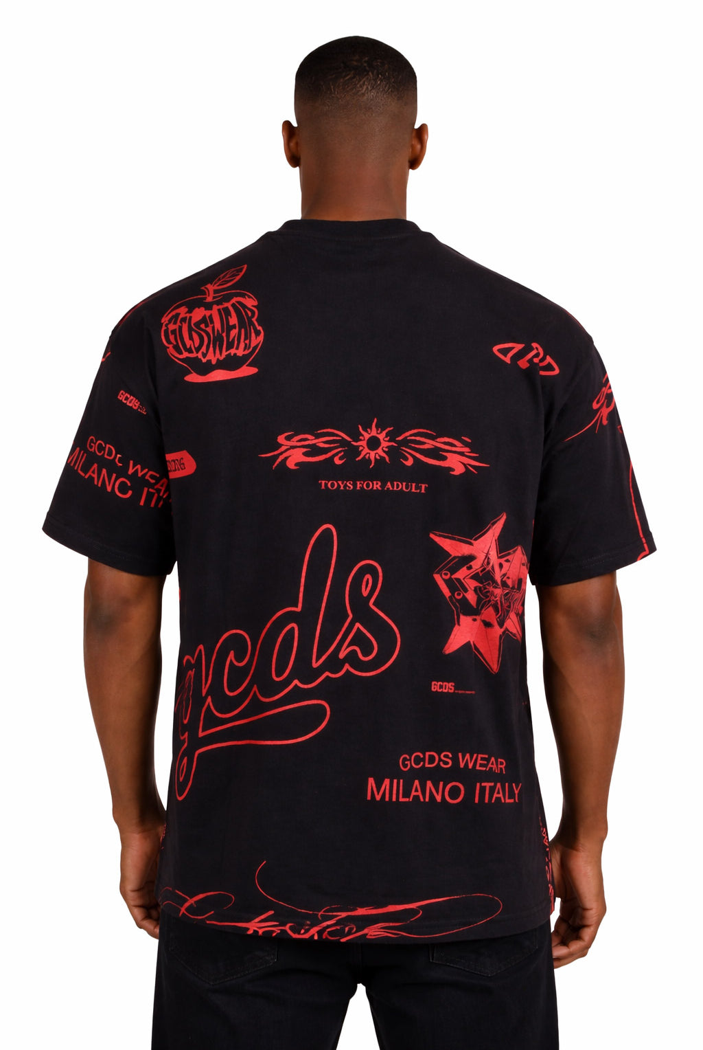 T-Shirt hall over history Grafica Rossa