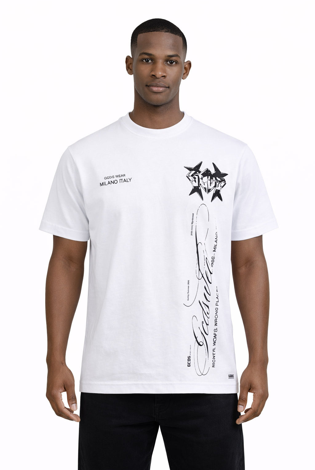T-Shirt Uomo History Stampa Fronte Retro