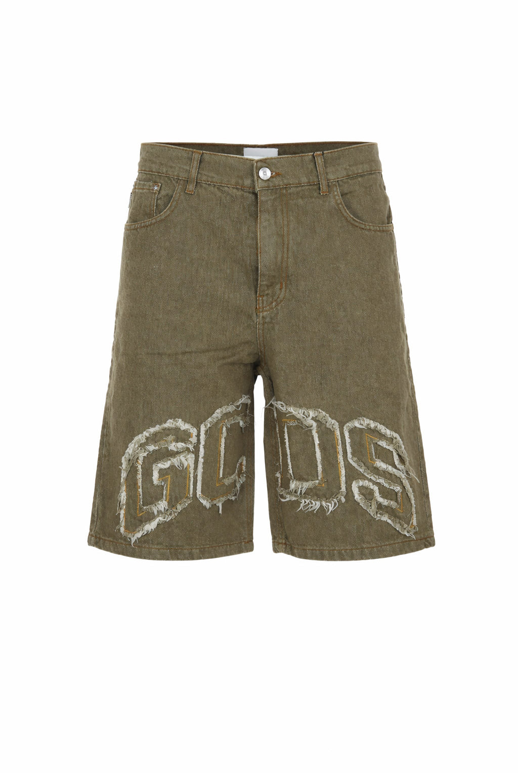 Bermuda Uomo Denim con Logo lounge frange
