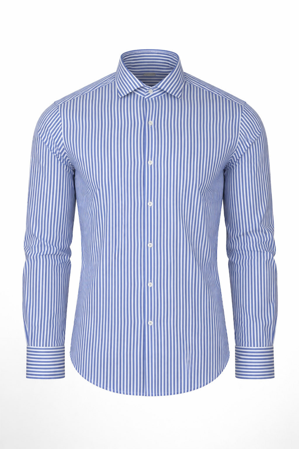 Camicia Uomo a Righe in Cotone Stretch