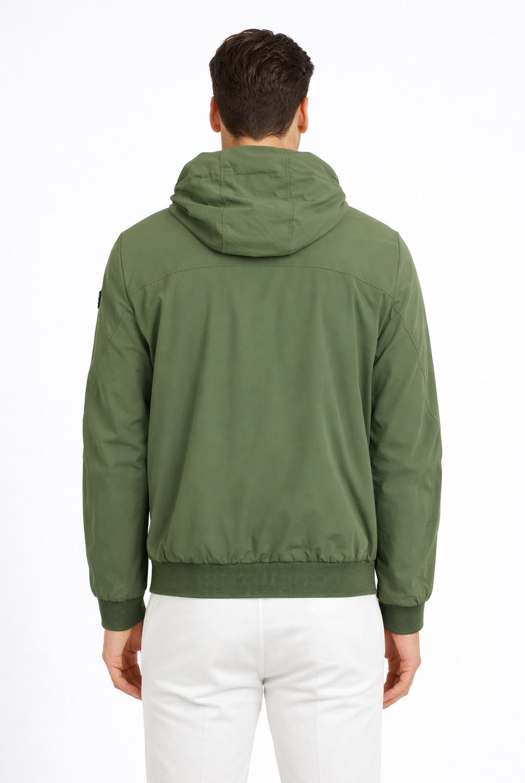 Giubbino Uomo Nylon Stretch Cappuccio