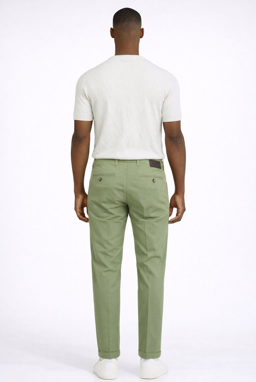 Pantalone Chino Uomo in Cotone Stretch