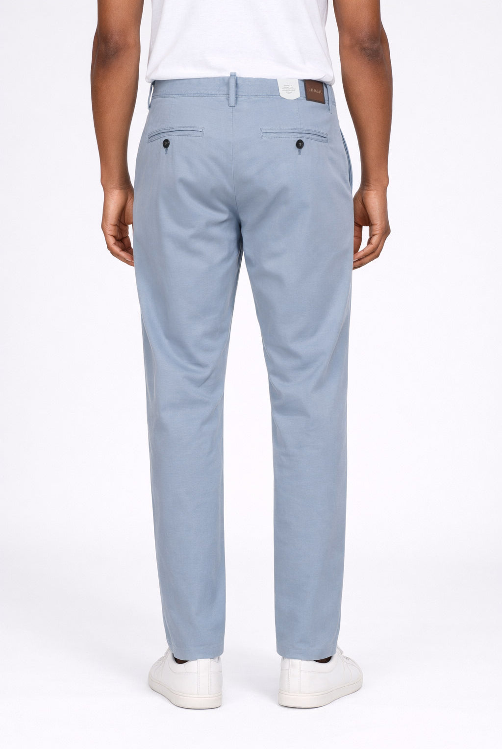 Pantalone Chino Uomo in Cotone e Lino