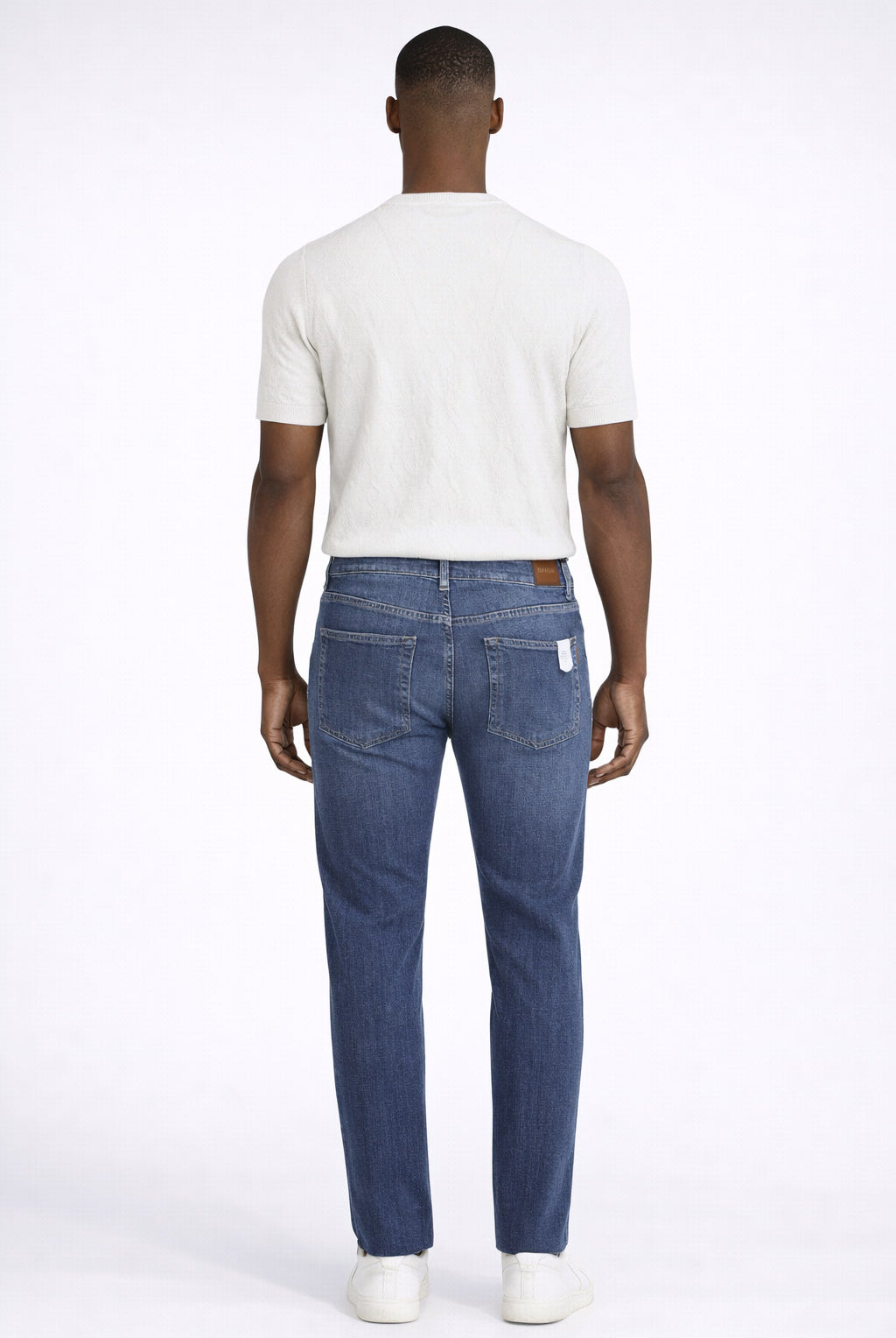 Jeans Uomo 5 Tasche Denim Stretch