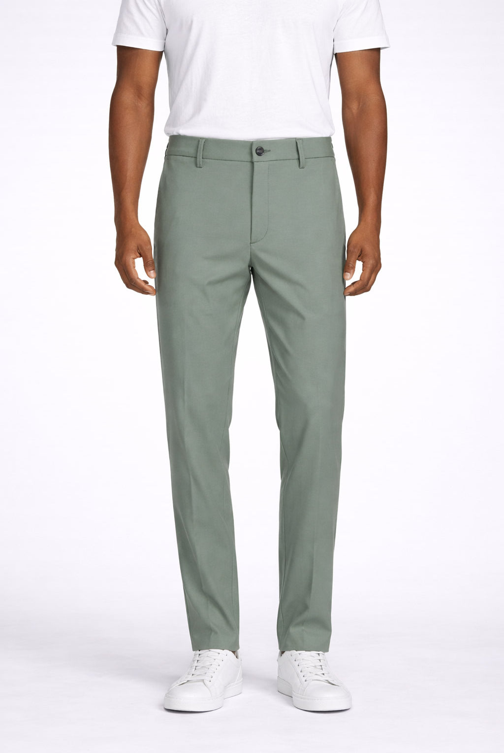 Pantalone Chino Uomo in Jersey con Elastico