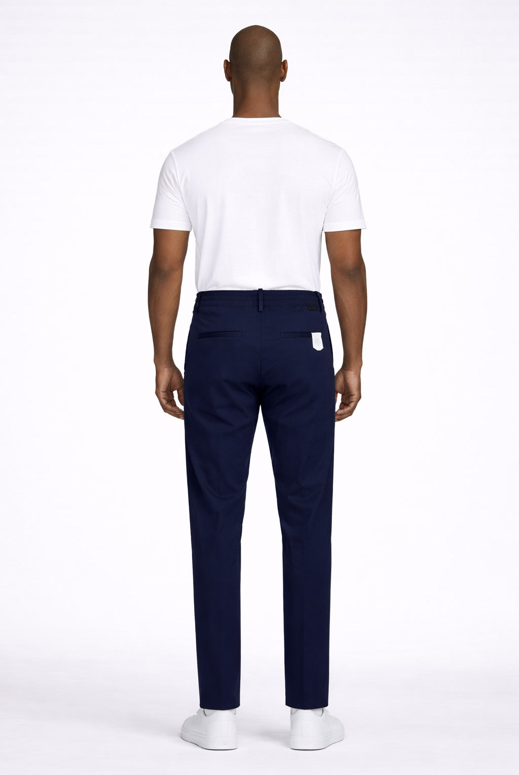 Pantalone Chino Uomo in Jersey con Elastico