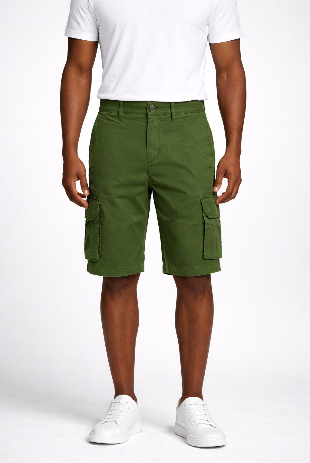 Bermuda Cargo Uomo in Cotone Stretch