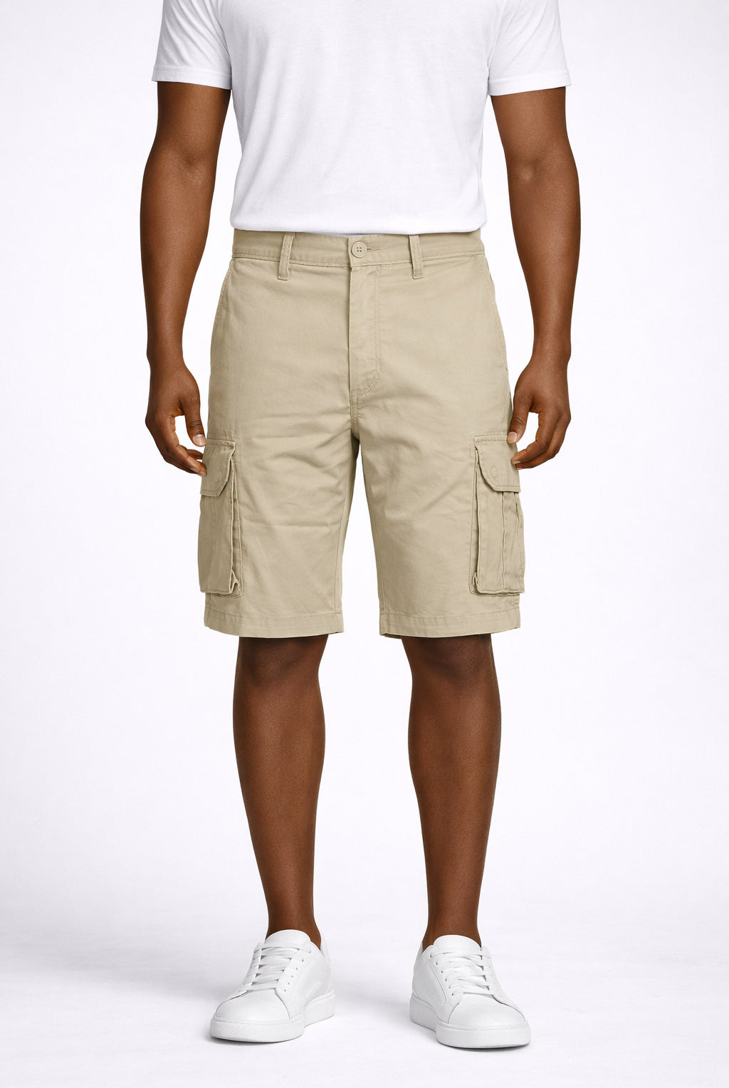 Bermuda Cargo Uomo in Cotone Stretch