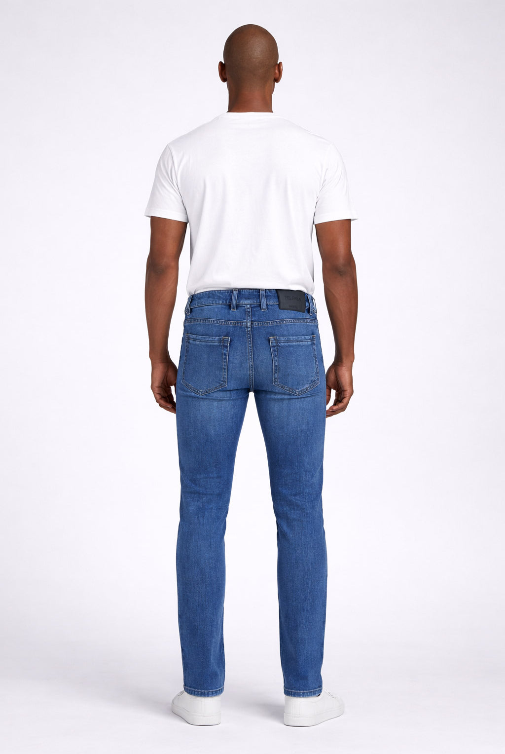 Jeans Uomo 5 Tasche Denim Stretch Slim