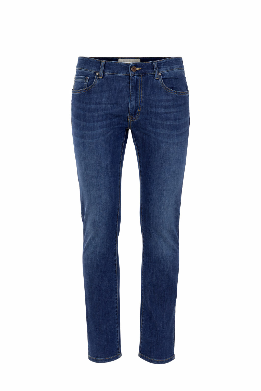 Jeans Uomo 5 Tasche Denim Stretch Slim