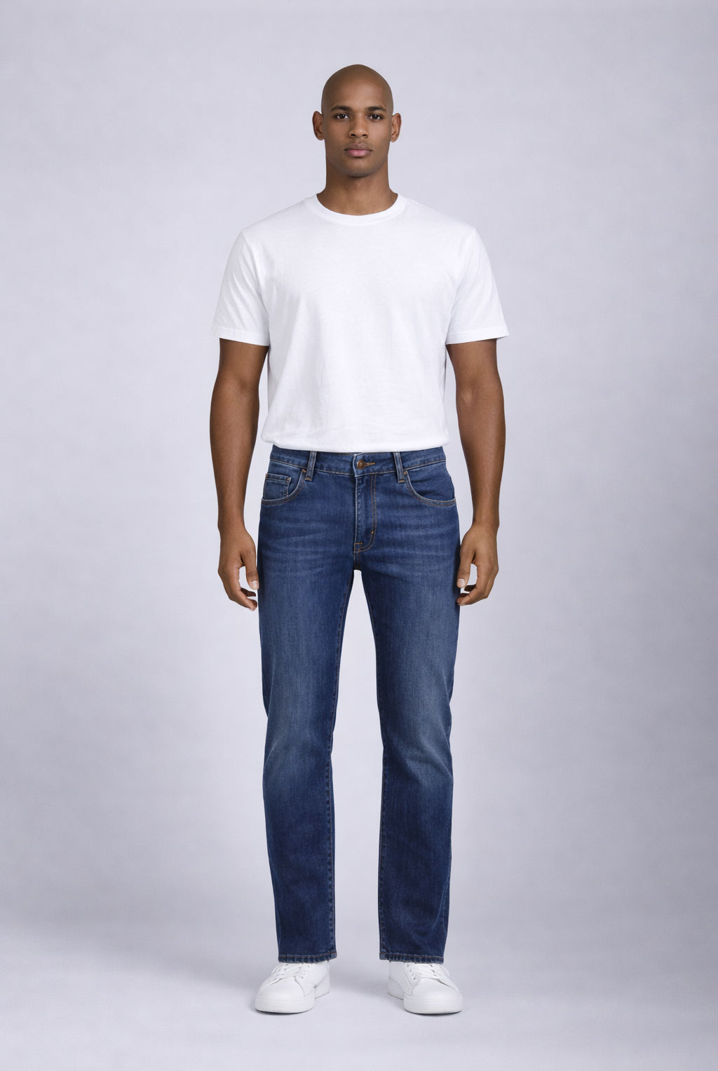 Jeans Uomo 5 Tasche Denim Stretch Slim