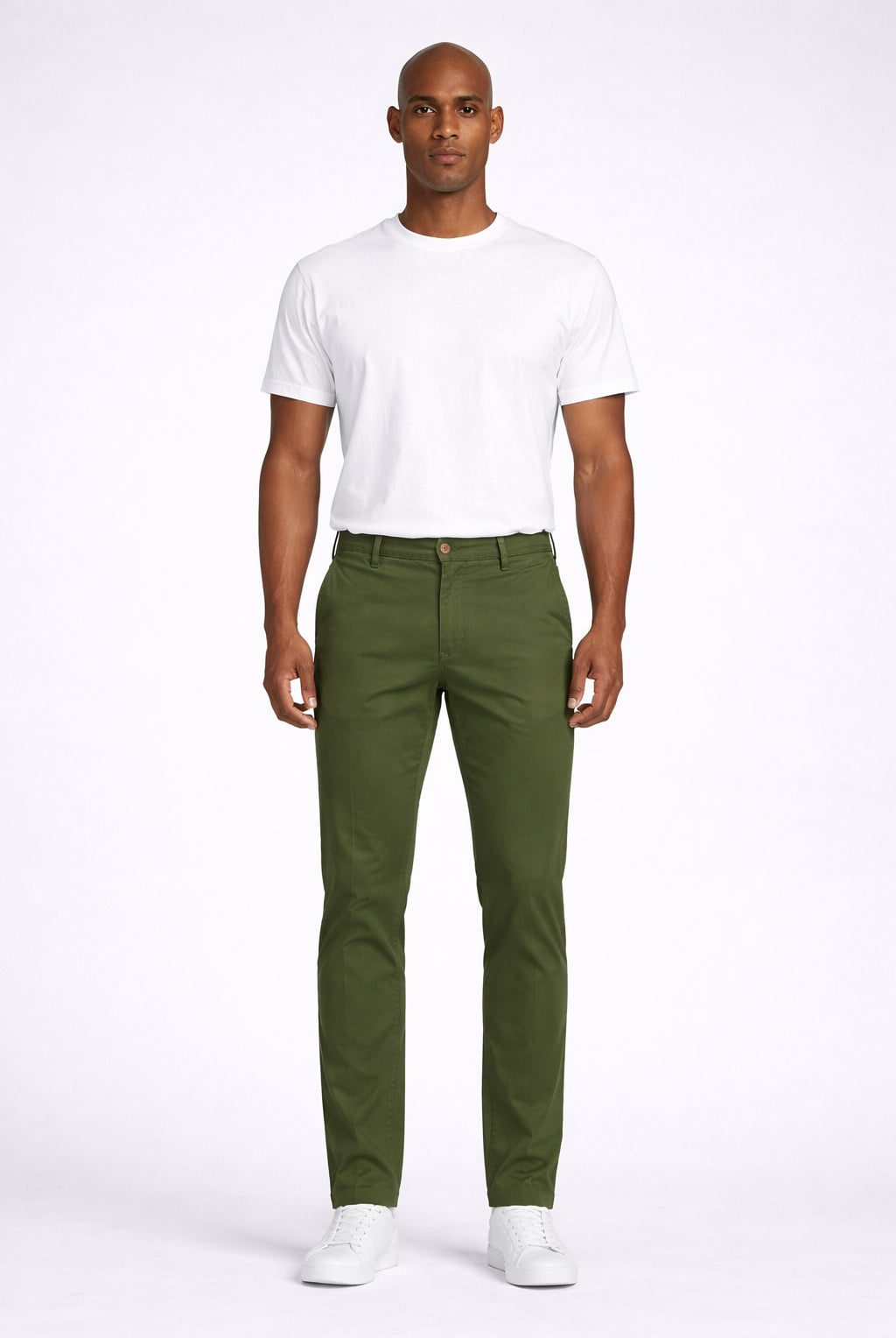 Pantalone chino in cotone stretch