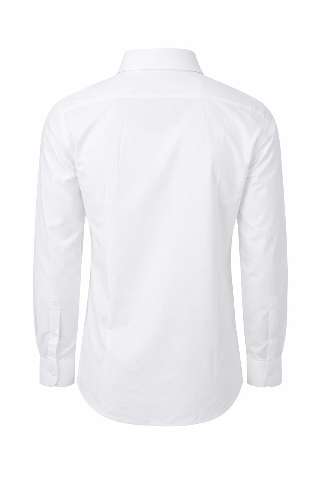 Camicia uomo cotone stretch con logo slim fit