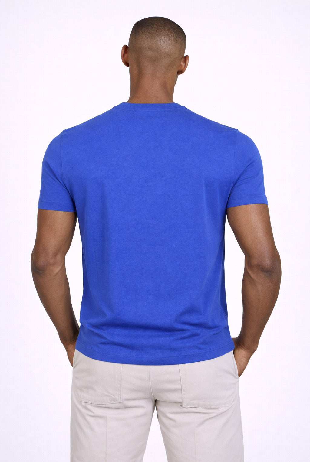T-Shirt Uomo Cotone con logo ricamato