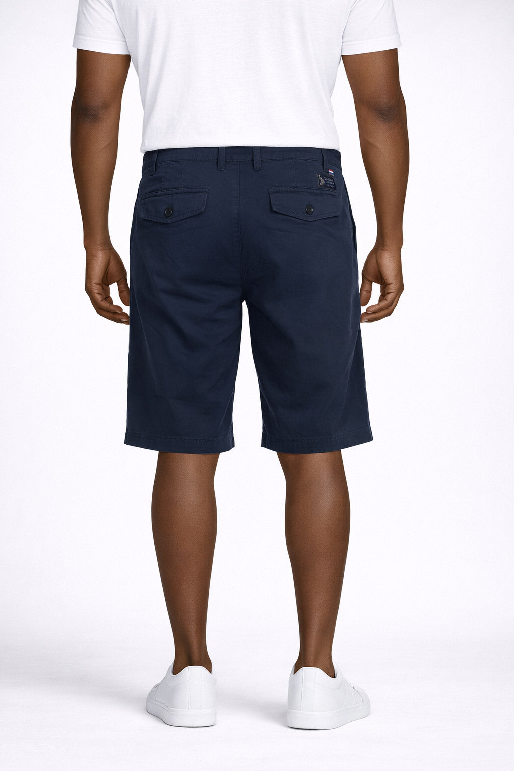 Bermuda Uomo in Cotone Stretch con Logo