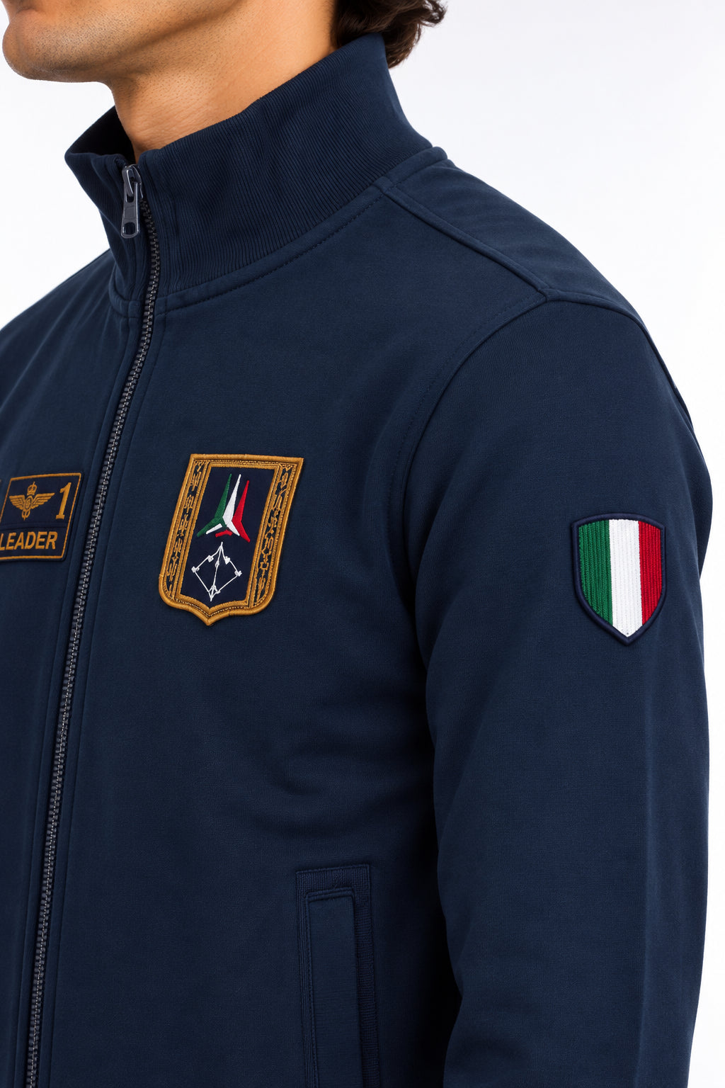 Felpa cardigan zip Leader Frecce Tricolori