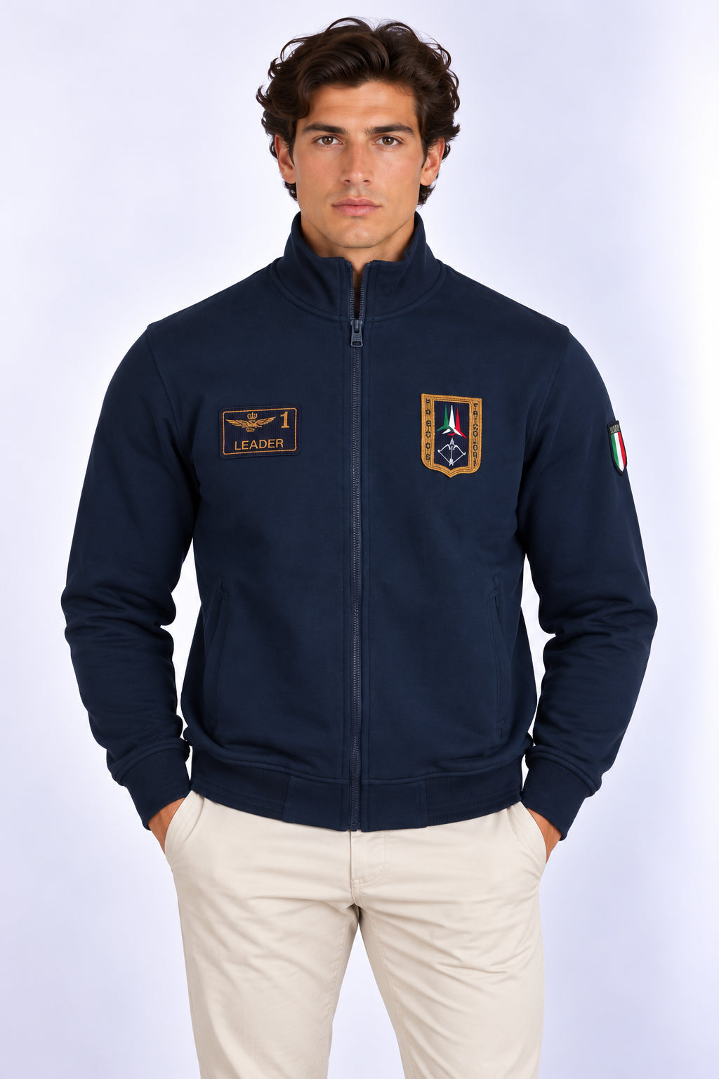 Felpa cardigan zip Leader Frecce Tricolori