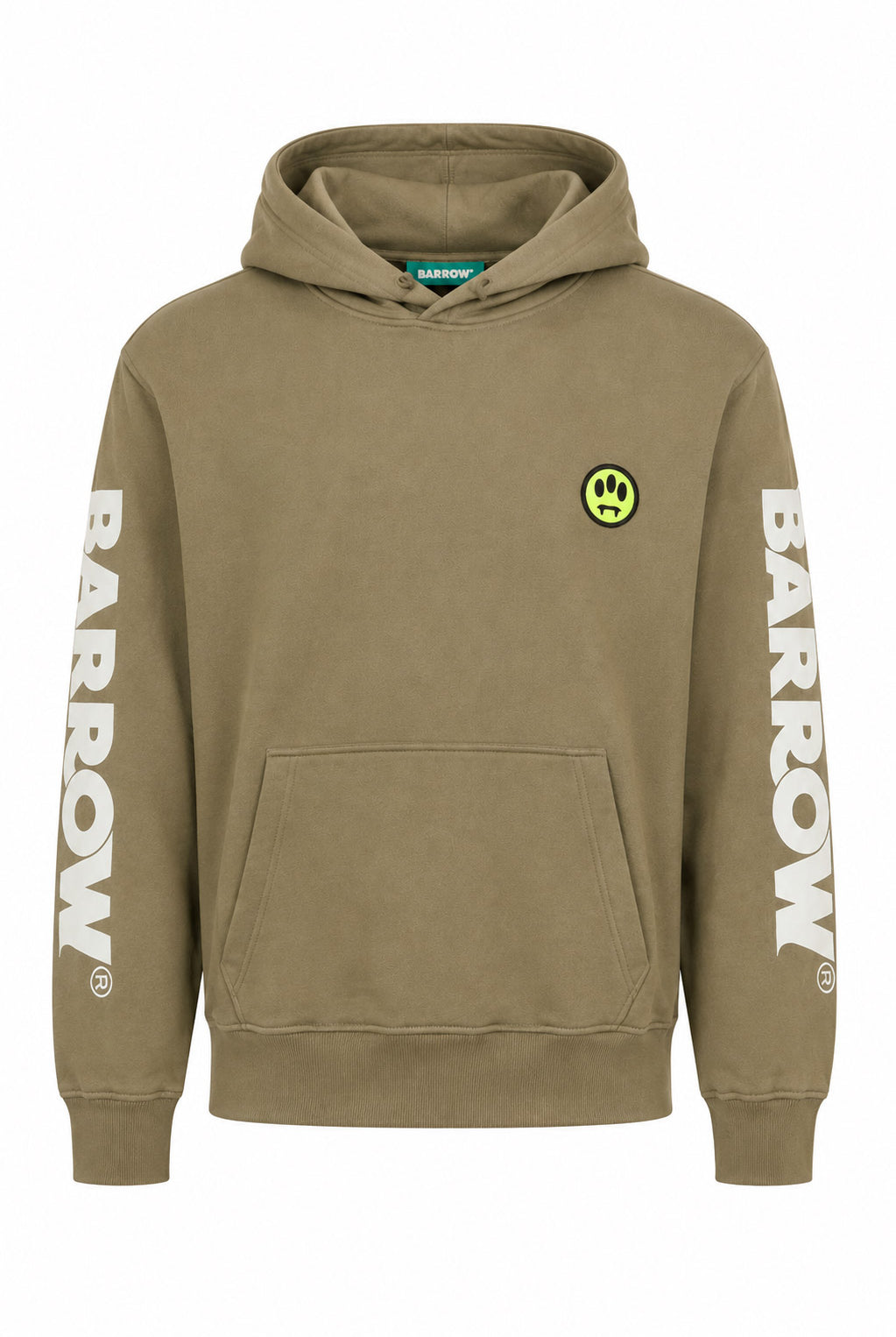 Felpa iconic con cappuccio e lettering lungo le maniche
