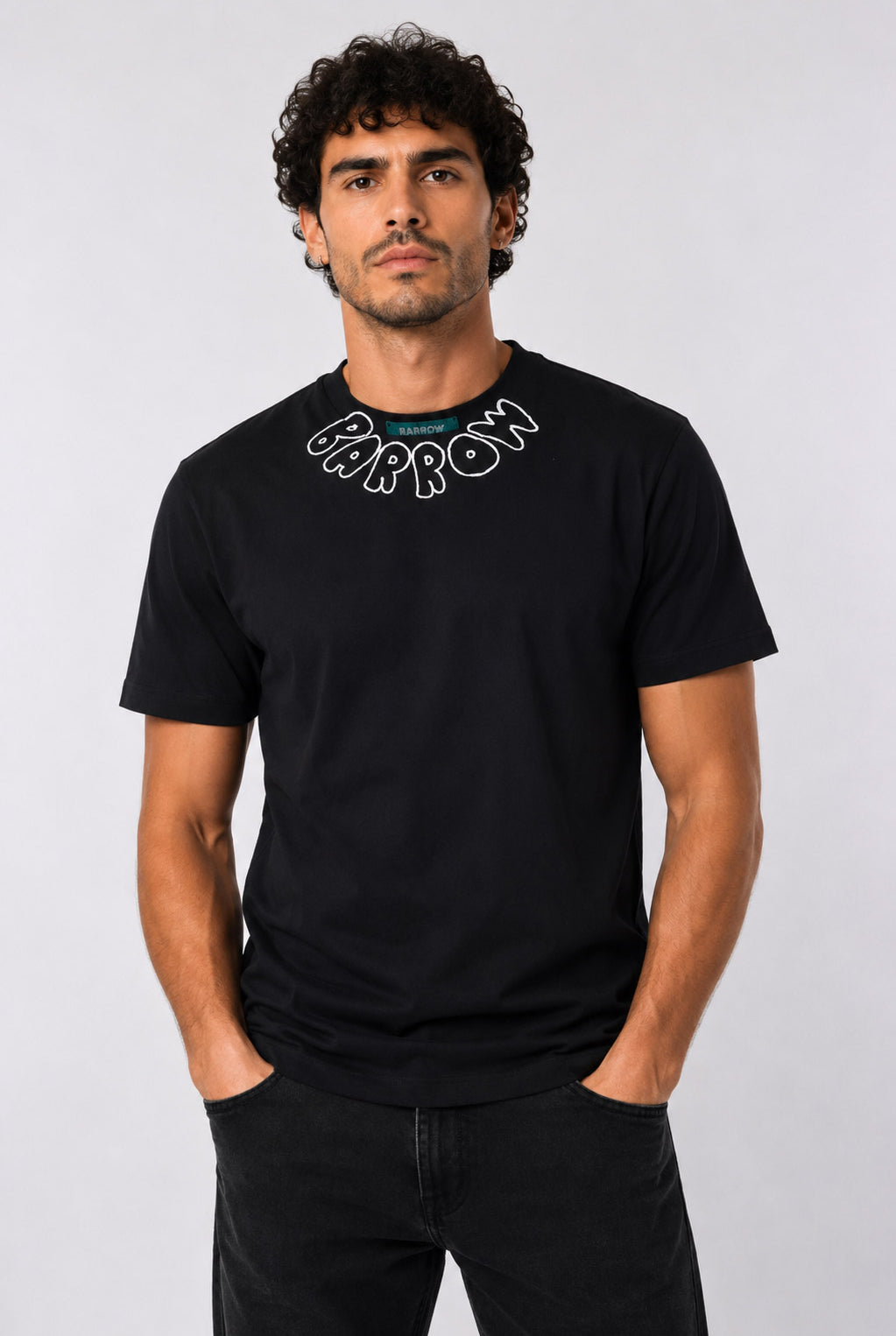 T-shirt unisex con logo e orsetto posteriore
