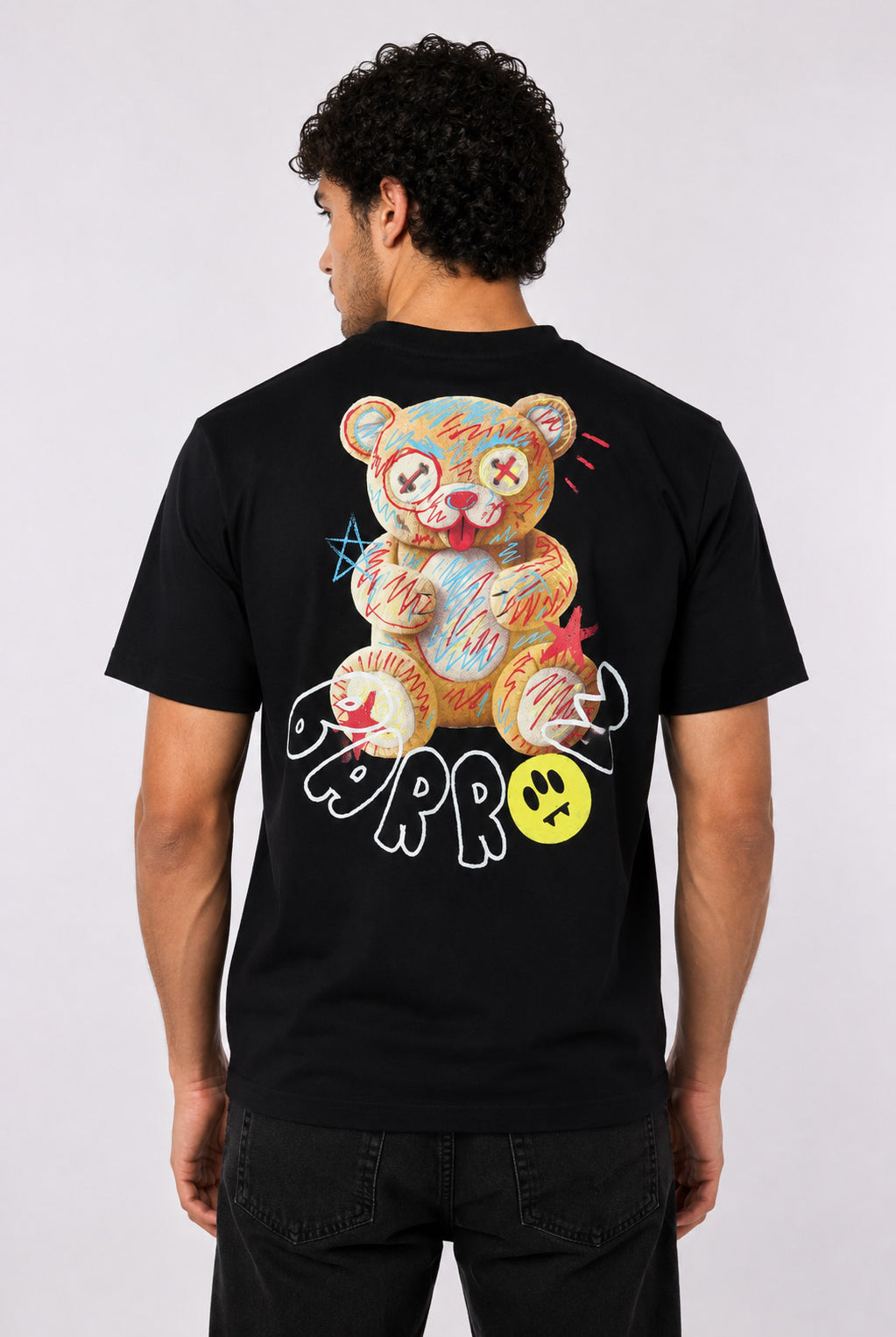 T-shirt unisex con logo e orsetto posteriore