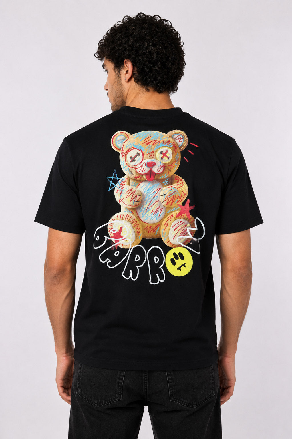 T-shirt unisex con logo e orsetto posteriore