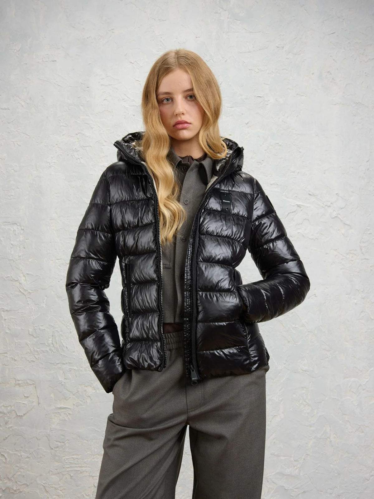 Piumino imbottito con cappuccio Caroll