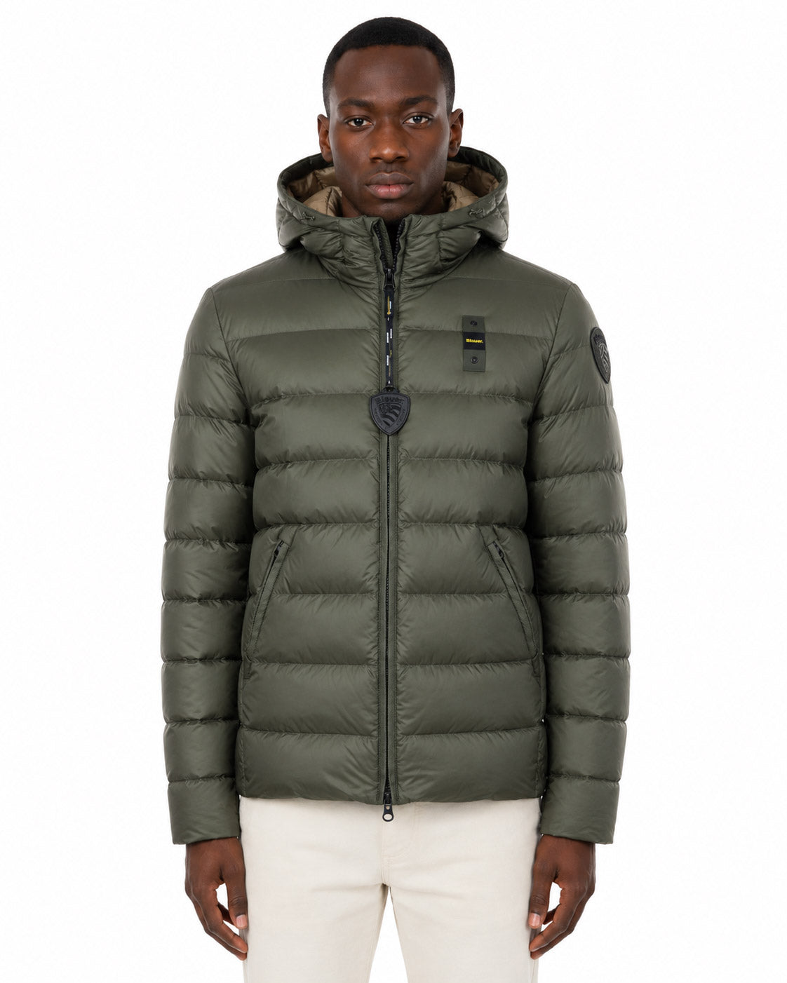 Piumino trapuntato con cappuccio ACTON
