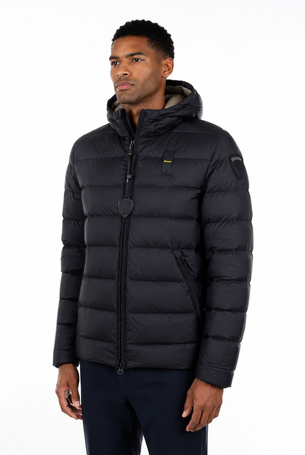 Piumino trapuntato con cappuccio ACTON