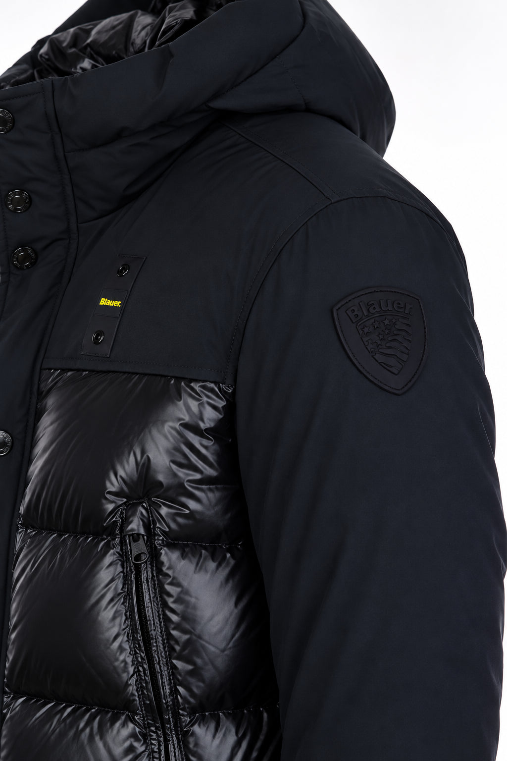 Piumino uomo in nylon e neoprene BROOK