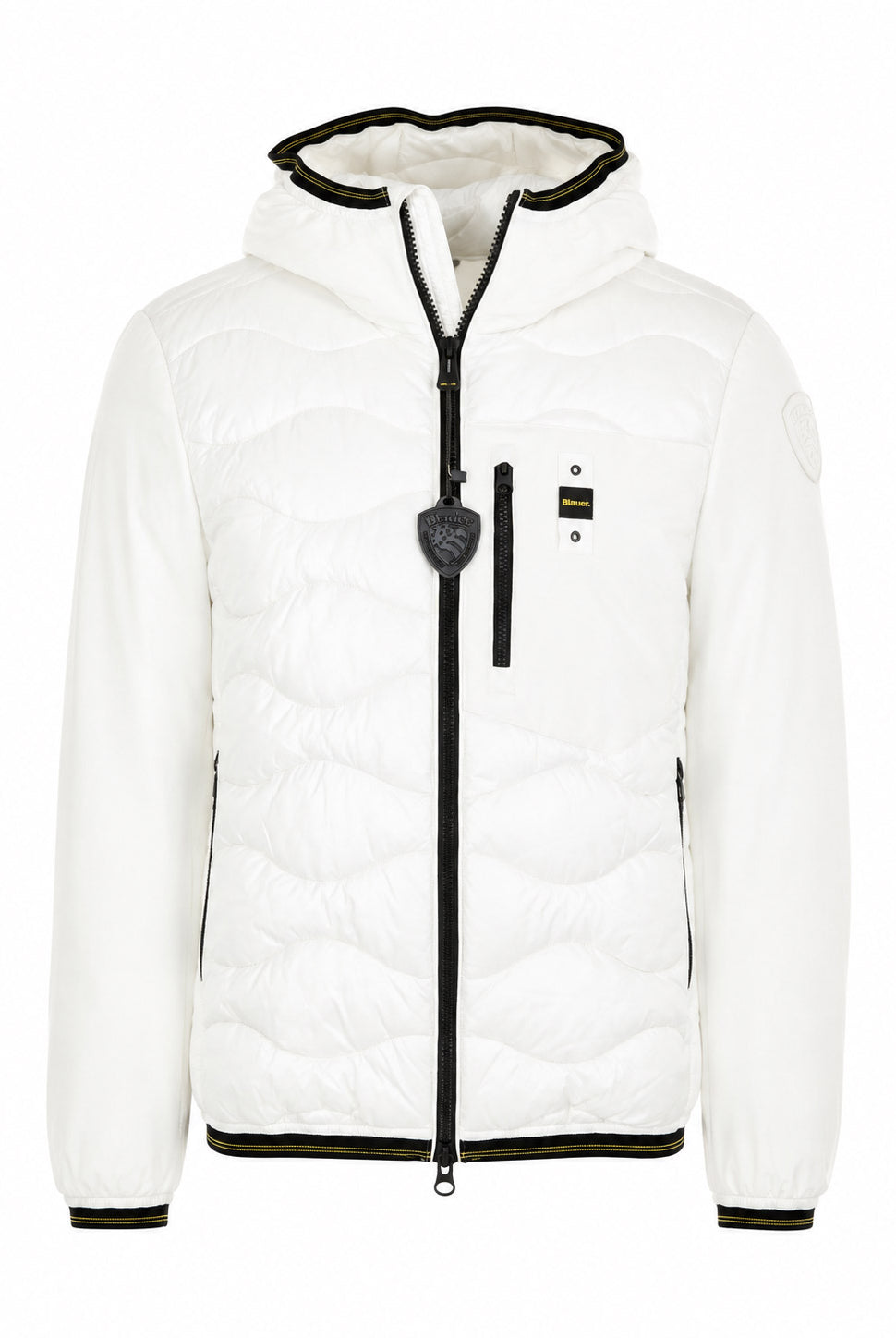 Piumino in nylon e neoprene con tasca ALBERT