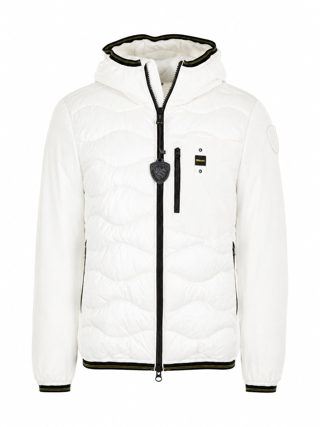 Piumino in nylon e neoprene con tasca ALBERT