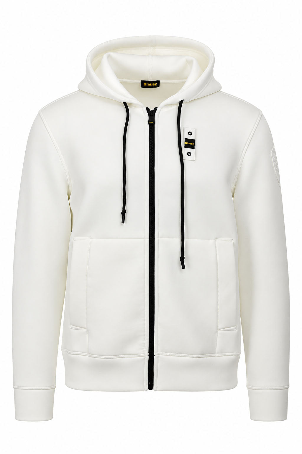Felpa zip in neoprene con cappuccio COLBY NEOPRENE