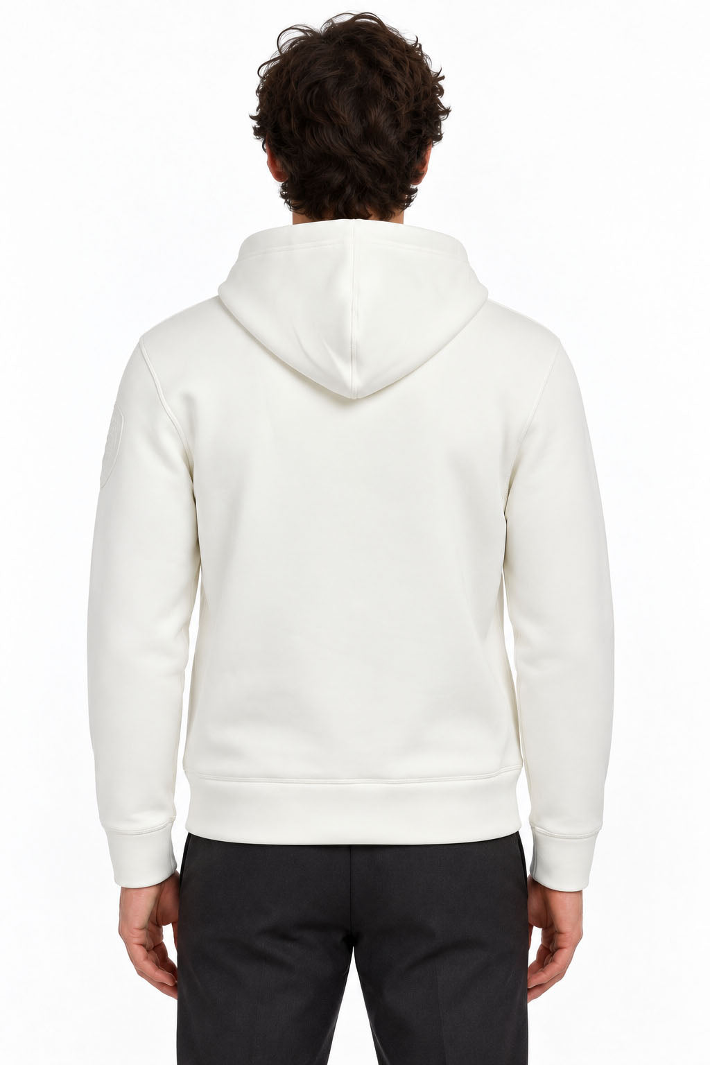 Felpa zip in neoprene con cappuccio COLBY NEOPRENE