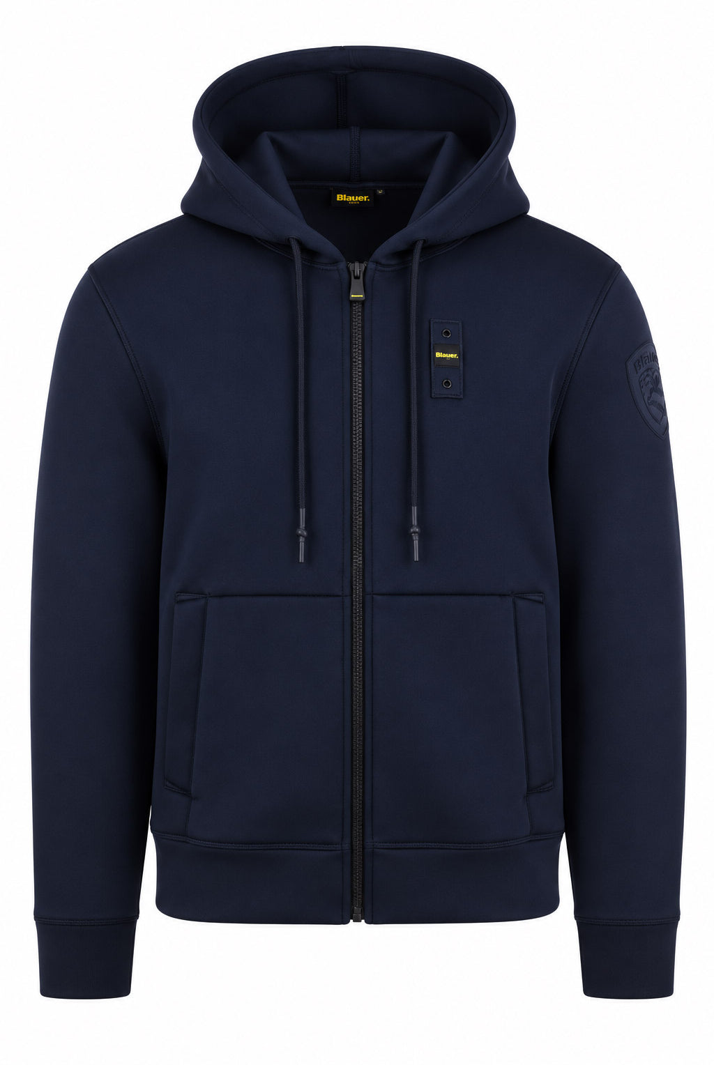 Felpa zip in neoprene con cappuccio COLBY NEOPRENE