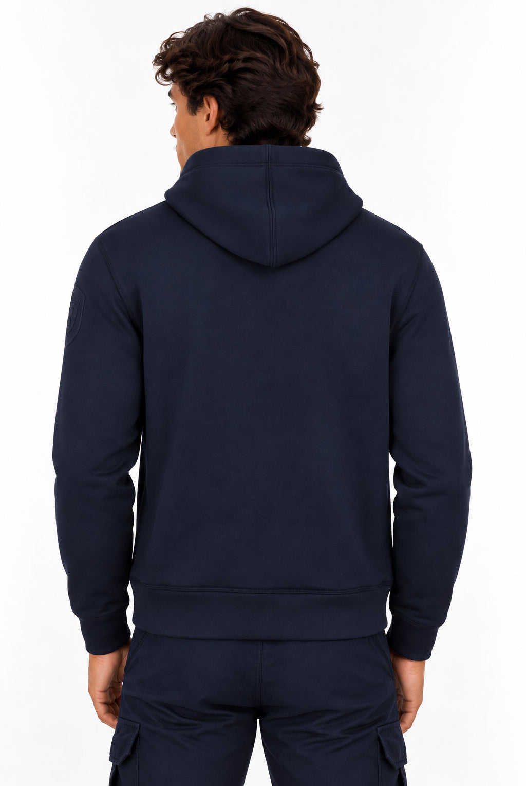 Felpa zip in neoprene con cappuccio COLBY NEOPRENE