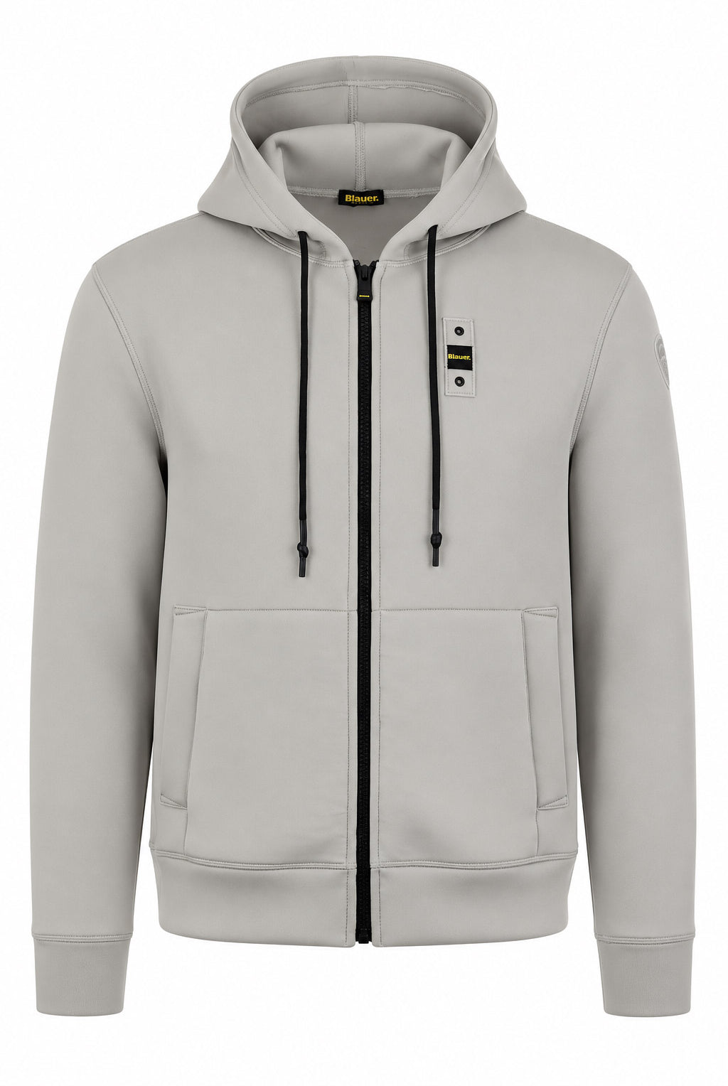 Felpa zip in neoprene con cappuccio COLBY NEOPRENE
