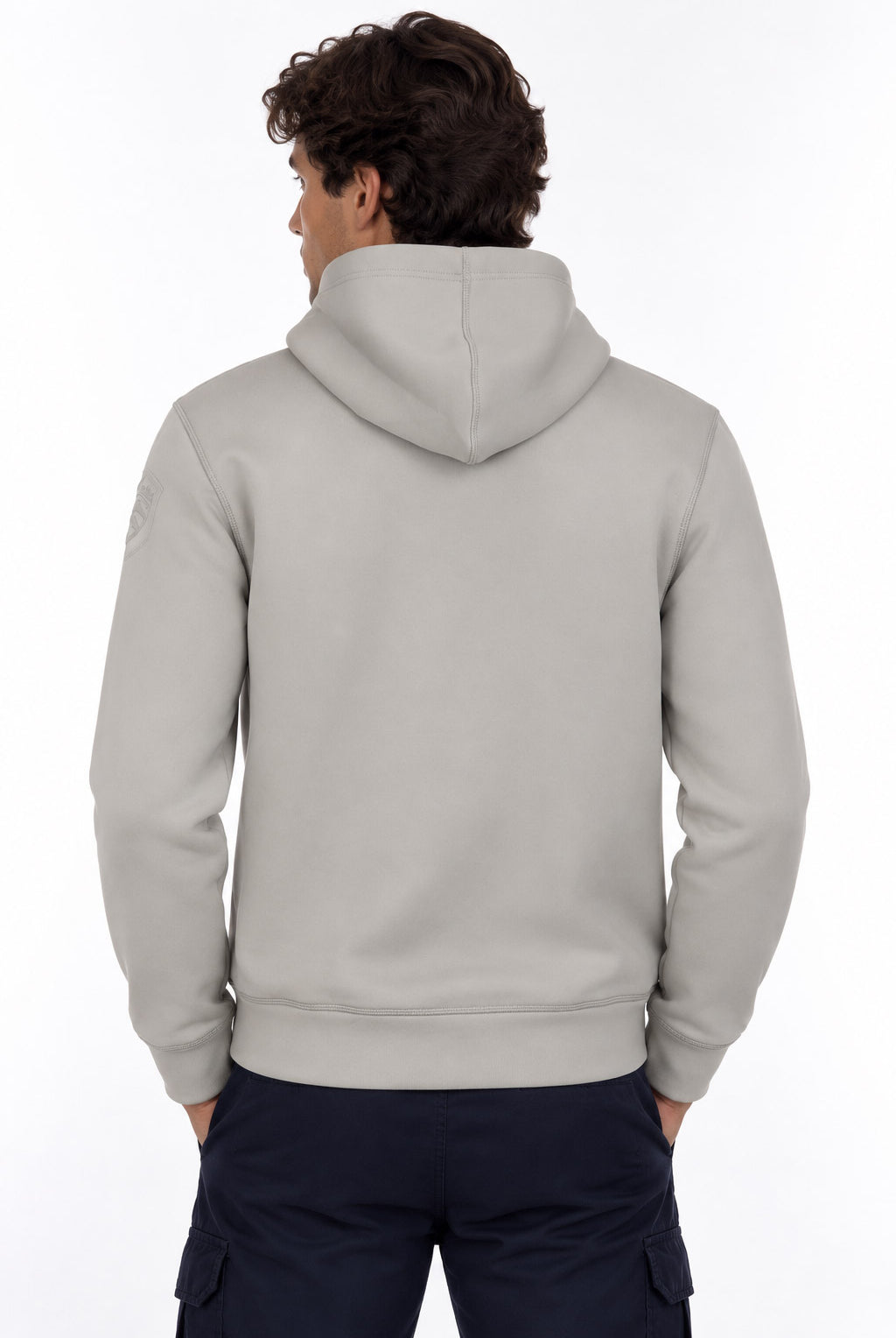 Felpa zip in neoprene con cappuccio COLBY NEOPRENE