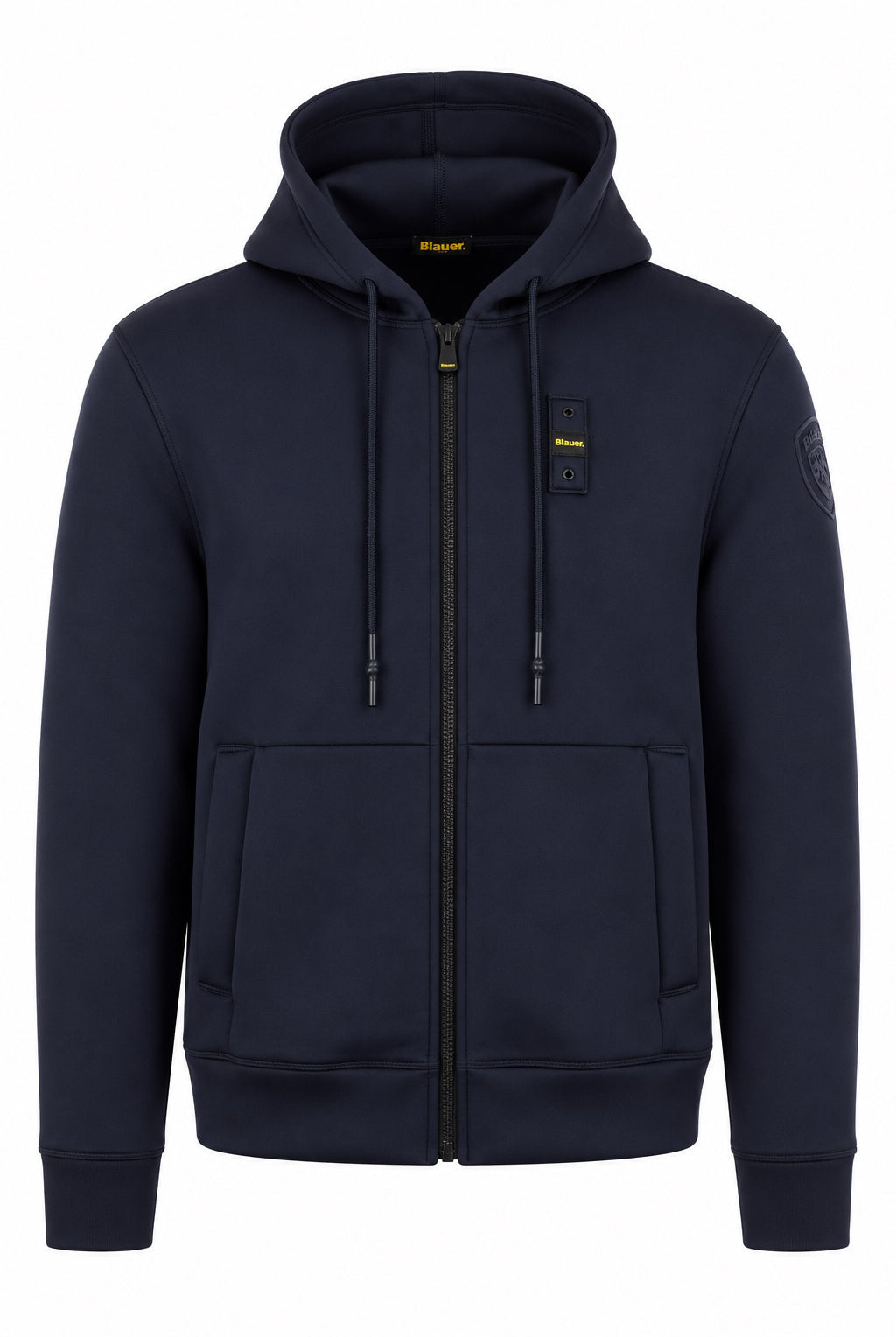 Felpa zip in neoprene con cappuccio COLBY NEOPRENE