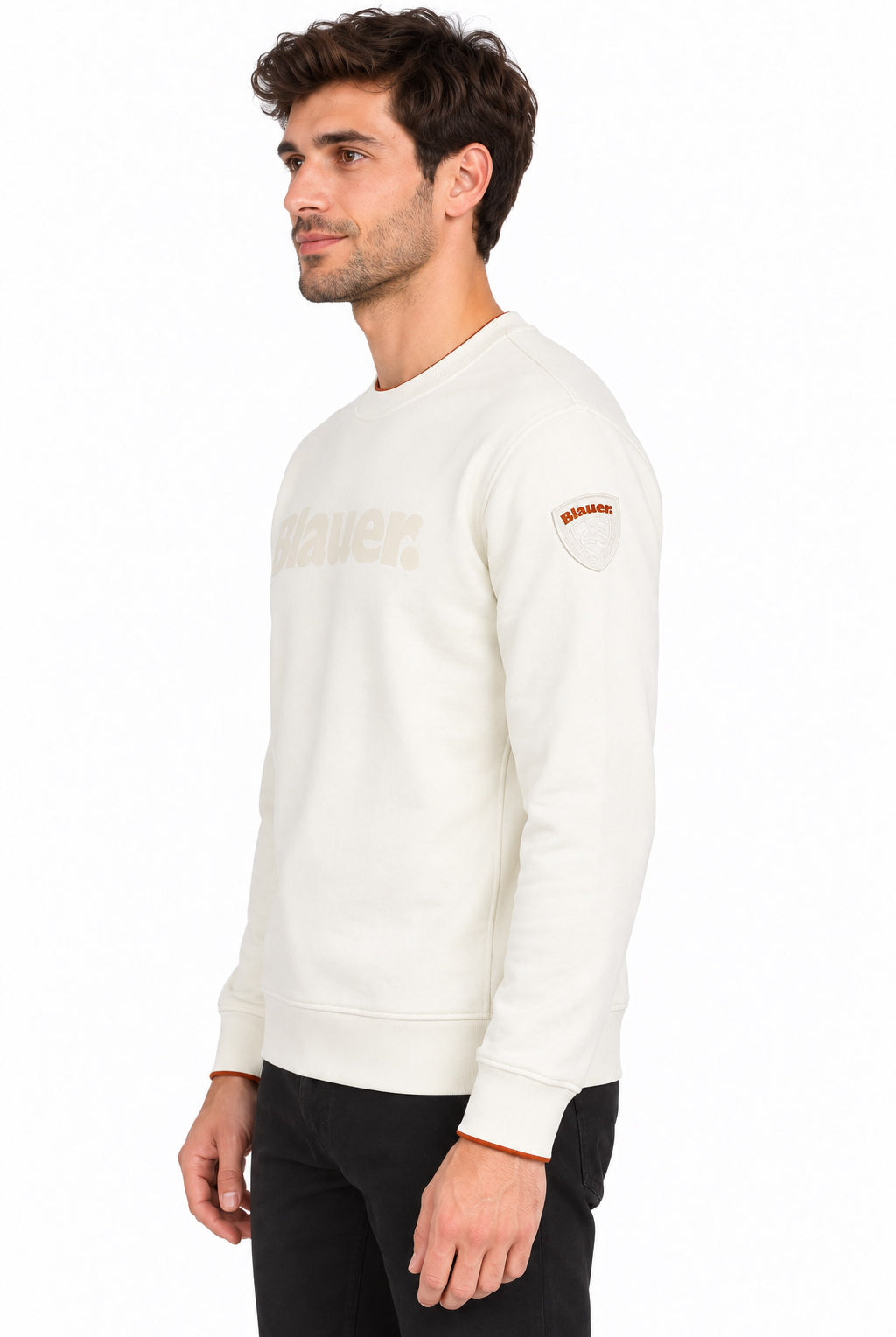 Felpa girocollo con logo lettering CROSBY