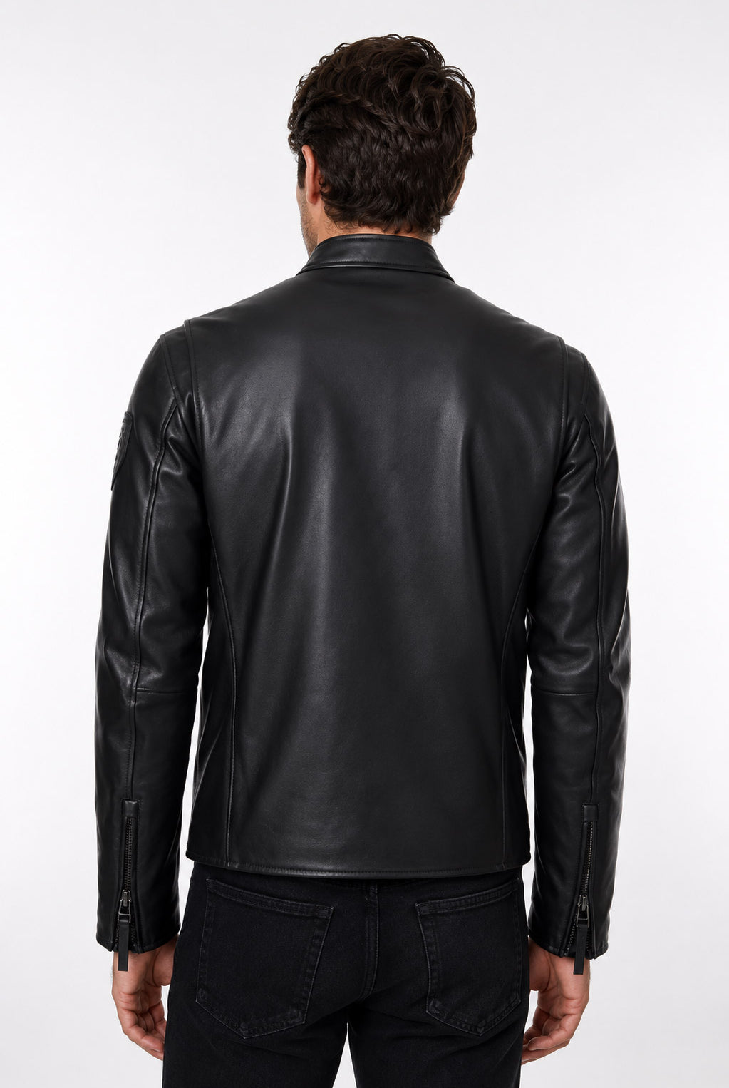 Giubbotto in pelle biker RIPLEY