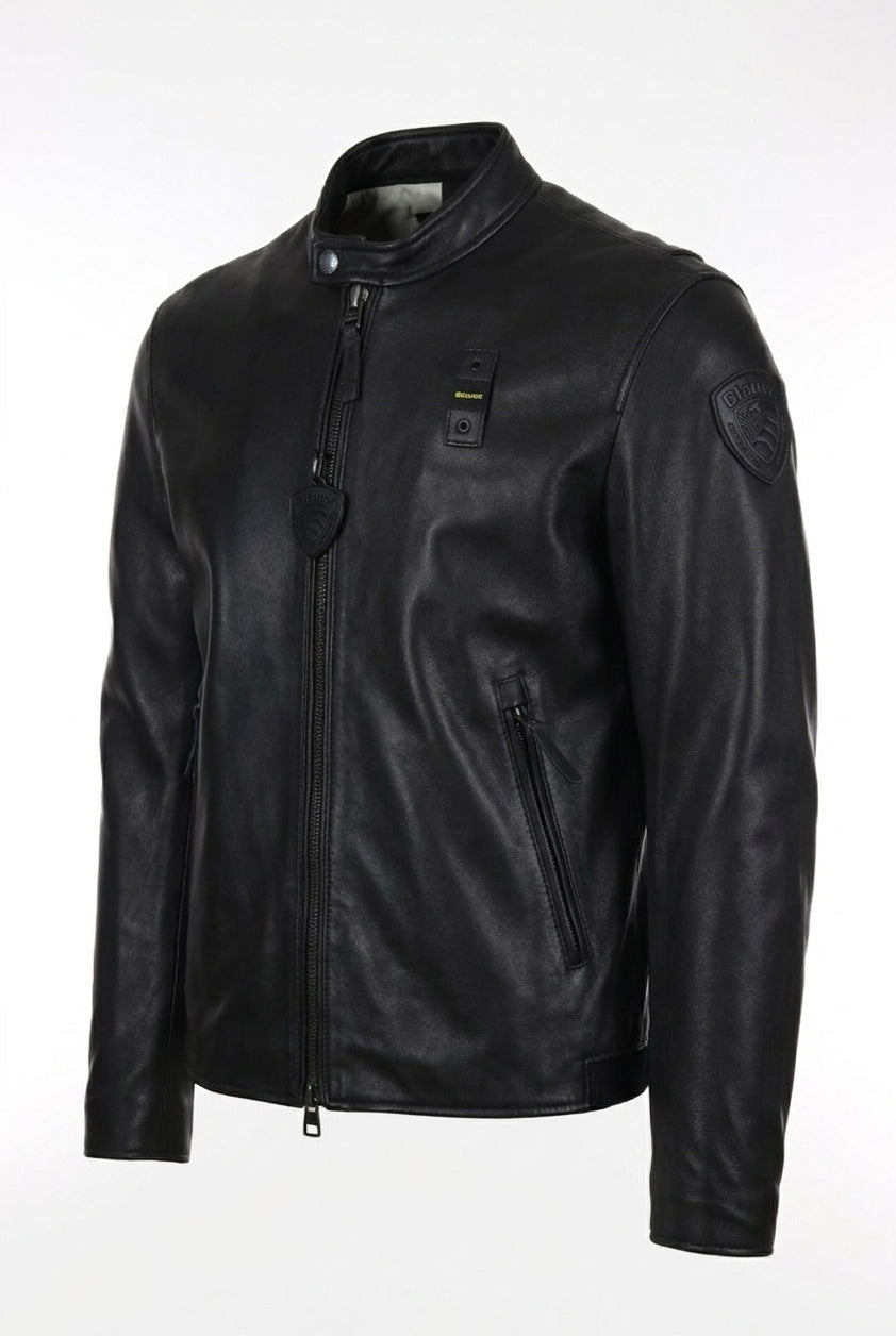 Giubbotto in pelle biker RIPLEY