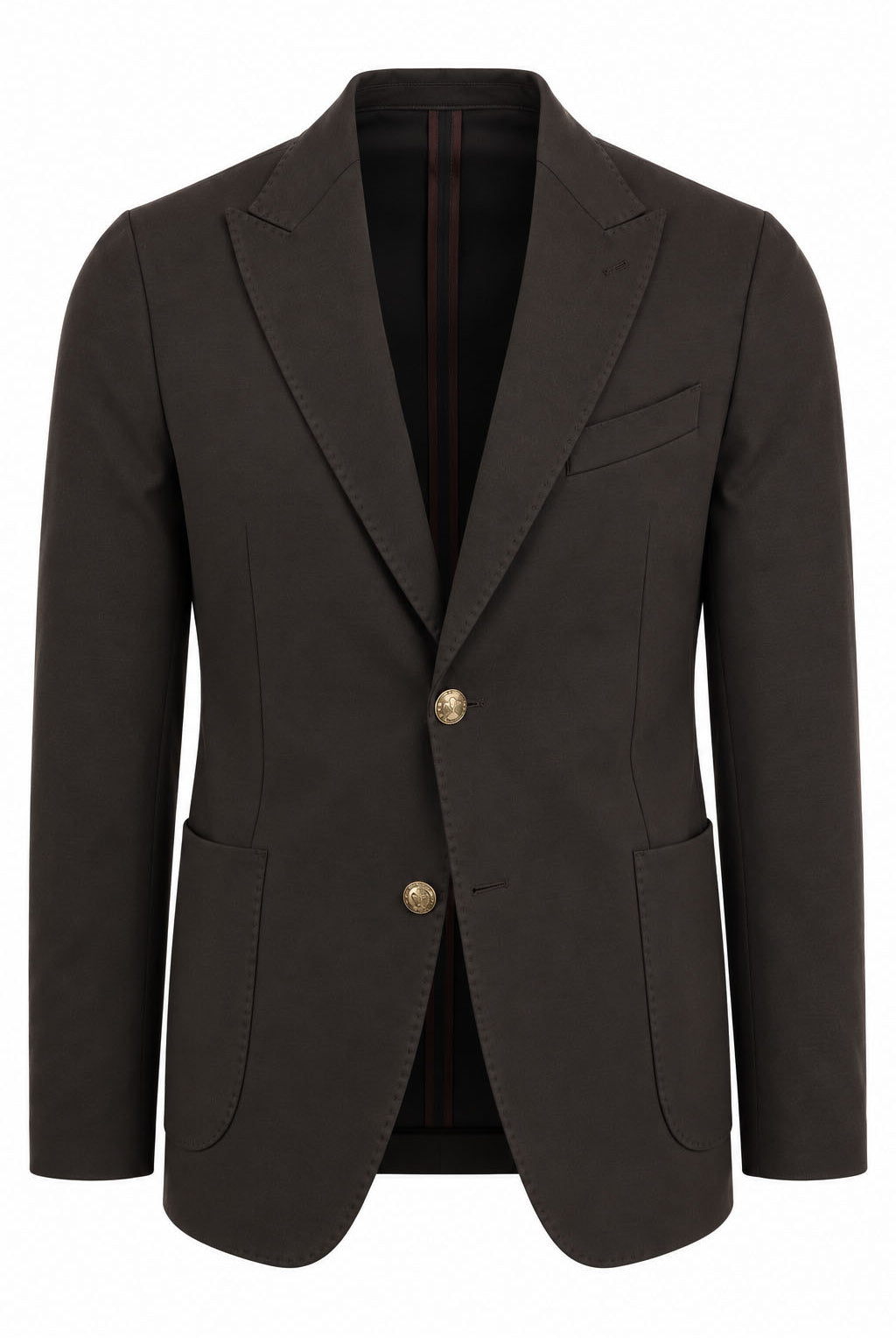 Giacca Blazer Uomo in Jersey Stretch con Bottoni in Metallo